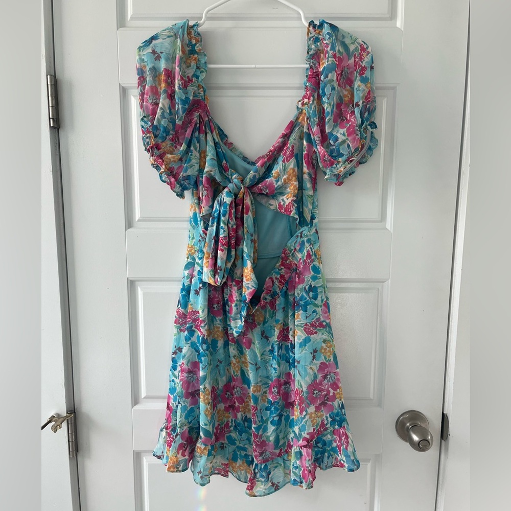 Show Me Your Mumu - Tori Tie Back Mini Dress, XS - Picture 5 of 8